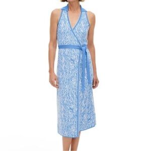 NWOT DVF by Target Blue Wrap Dress size M